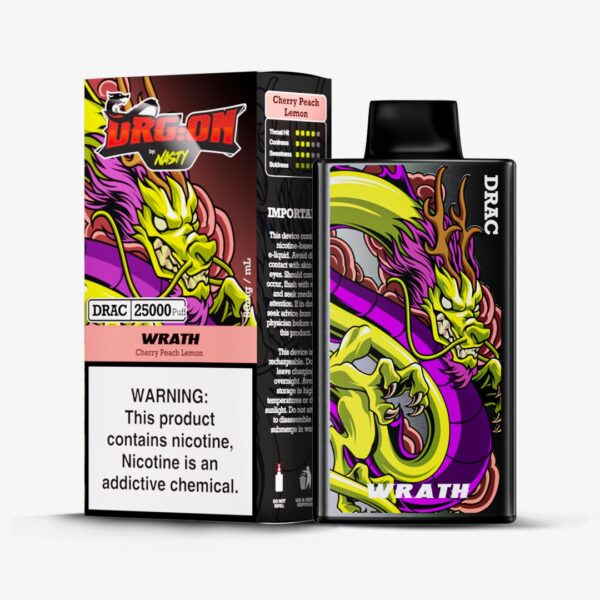 Nasty Bar 25K DRG:ON - Cherry Peach Lemon