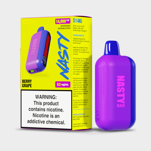 Nasty Bar 14k - Berry Grape
