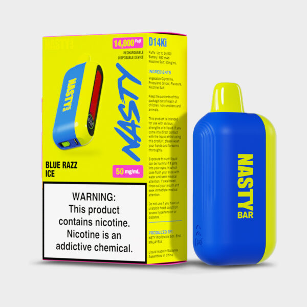 Nasty Bar 14k - Blue Razz Ice