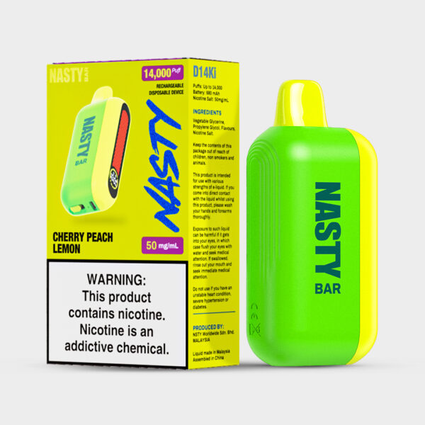 Nasty Bar 14k - Cherry Peach Lemon