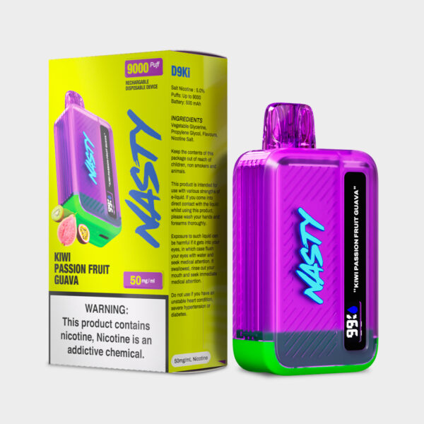 Nasty Bar 9k - Kiwi Passion Fruit Guava