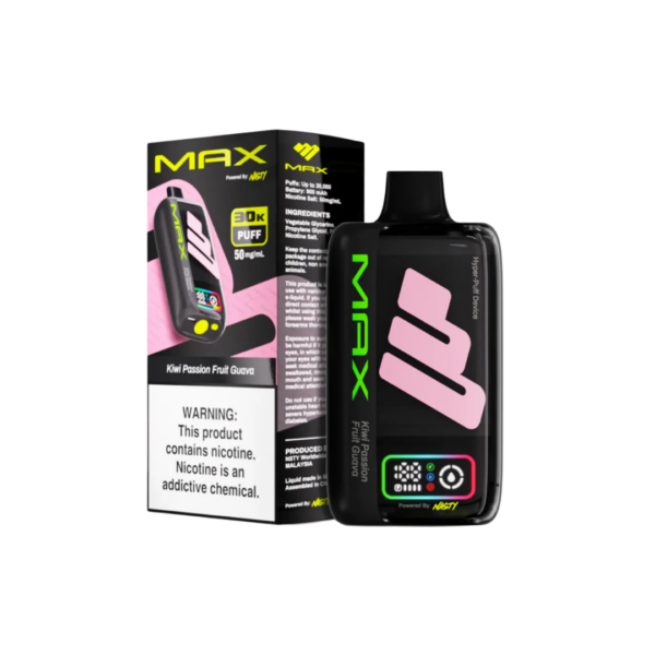 Nasty Bar Max 30K - Kiwi Passion Fruit Guava