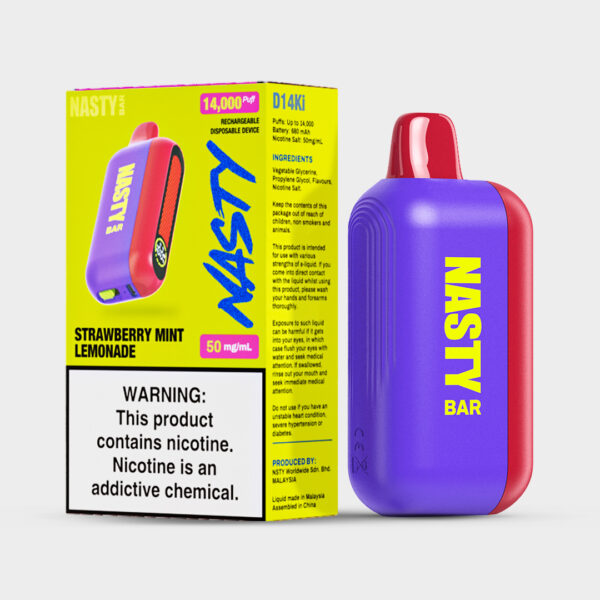 Nasty Bar 14k - Strawberry Mint Lemonade