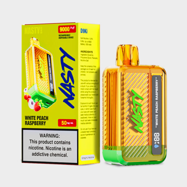 Nasty Bar 9k - White Peach Raspberry