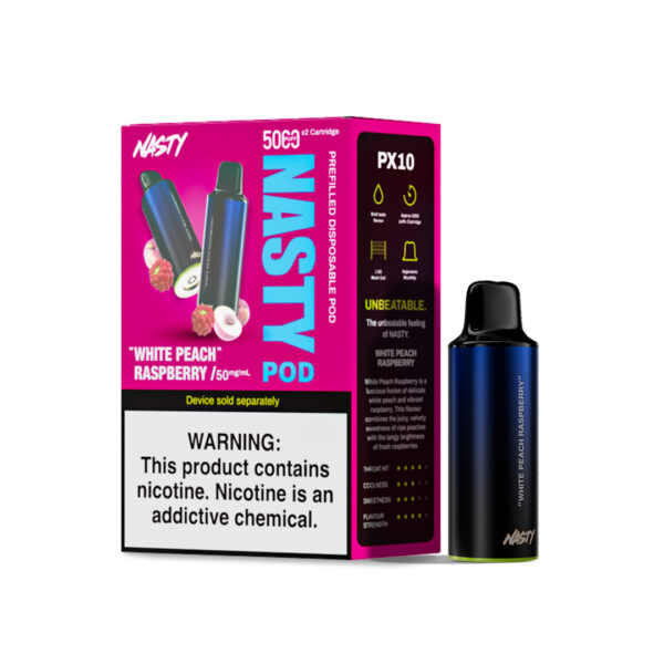 Nasty Bar 5K - White Peach Raspberry X2