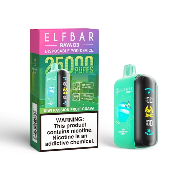 Elf Bar Raya 25k - Kiwi Passion Guava