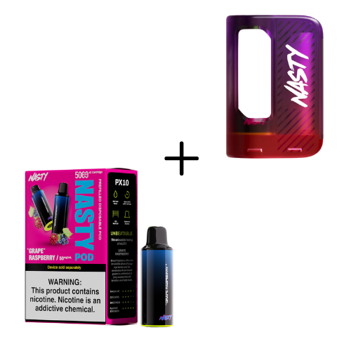 Nasty Bar 5K Bundle - Grape Raspberry