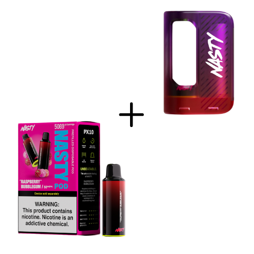 Nasty Bar 5K Bundle - Raspberry Bubble Gum