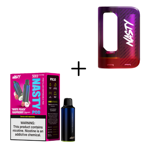Nasty Bar 5K Bundle - White Peach Raspberry